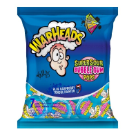 Warheads | Super Sour Bubble Gum Pops • Blue...