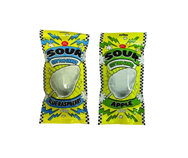 Sweet Petites | Saure Zuckerwatte • Himbeere oder Apfel • 60g