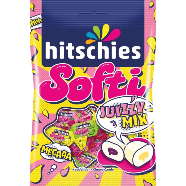 Hitschies | Softi Juizzy Mix,  flüssiger Kern • Fruchtgummi • 90g