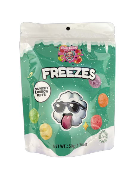 Chaos Candy | Freezes Dried Candy Crunchy Rainbow Puffs • 50g