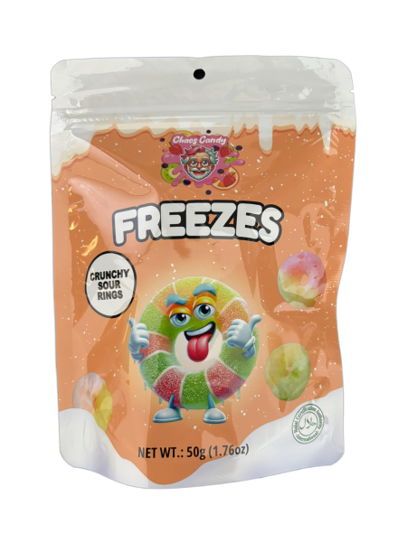Chaos Candy | Freezes Dried Candy Crunchy Sour Rings • 50g
