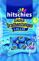 Hitschies | Saure Drachenzungen Blau, Lollis • 128g