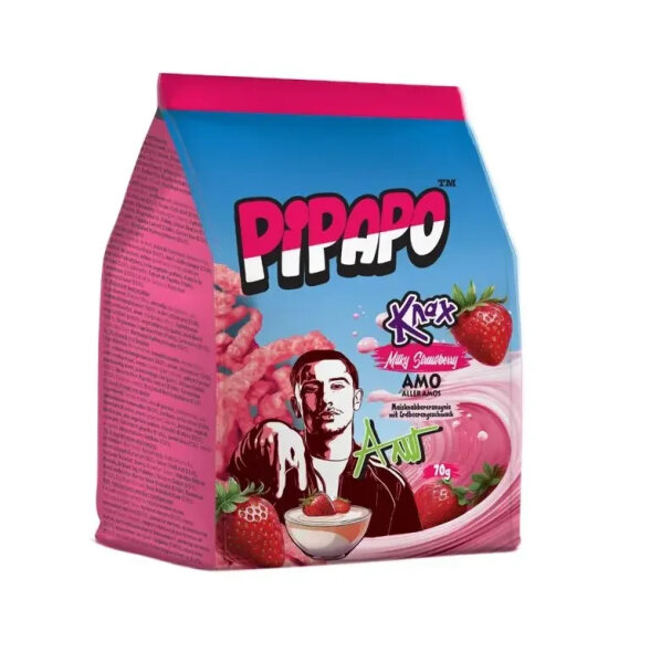 AMO´s | Pipapo Knax Chips • Milky Strawberry • 70g