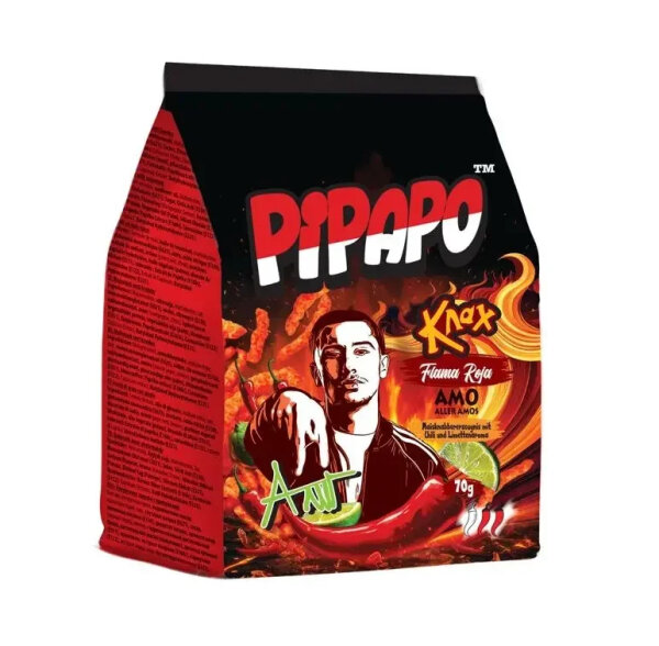 AMO´s | Pipapo Knax Chips • Flama Roja • 70g