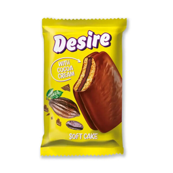 Desire | Soft Cake • Cocoa Cream • 50g