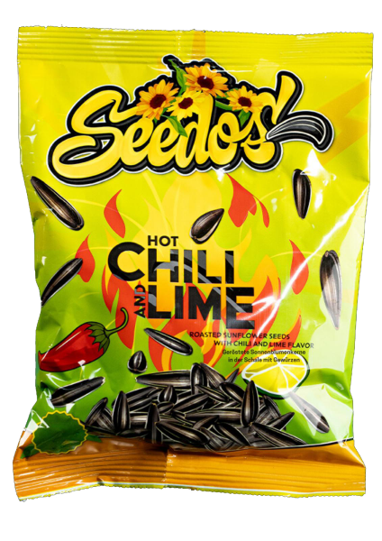 SEEDOS | Sonnenblumenkerne Hot Chilli and Lime • 100g
